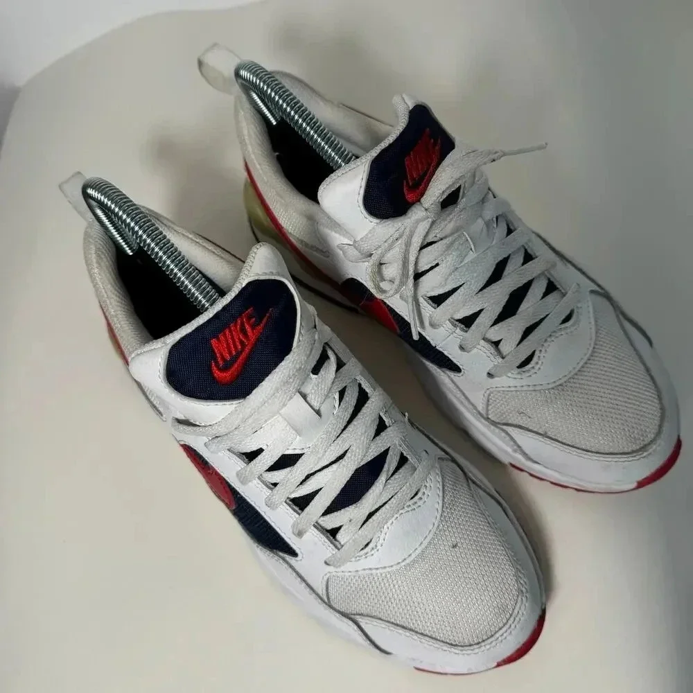 Nike‎ Air Zoom Pegasus 92 USA Olympic Sneakers white, red, gold, navy sz 5.5y